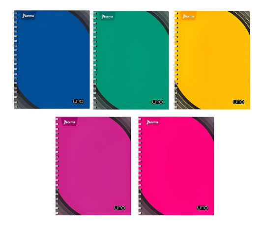 Cuaderno Norma Uno Profesional – 100 Hojas (Varios Colores)